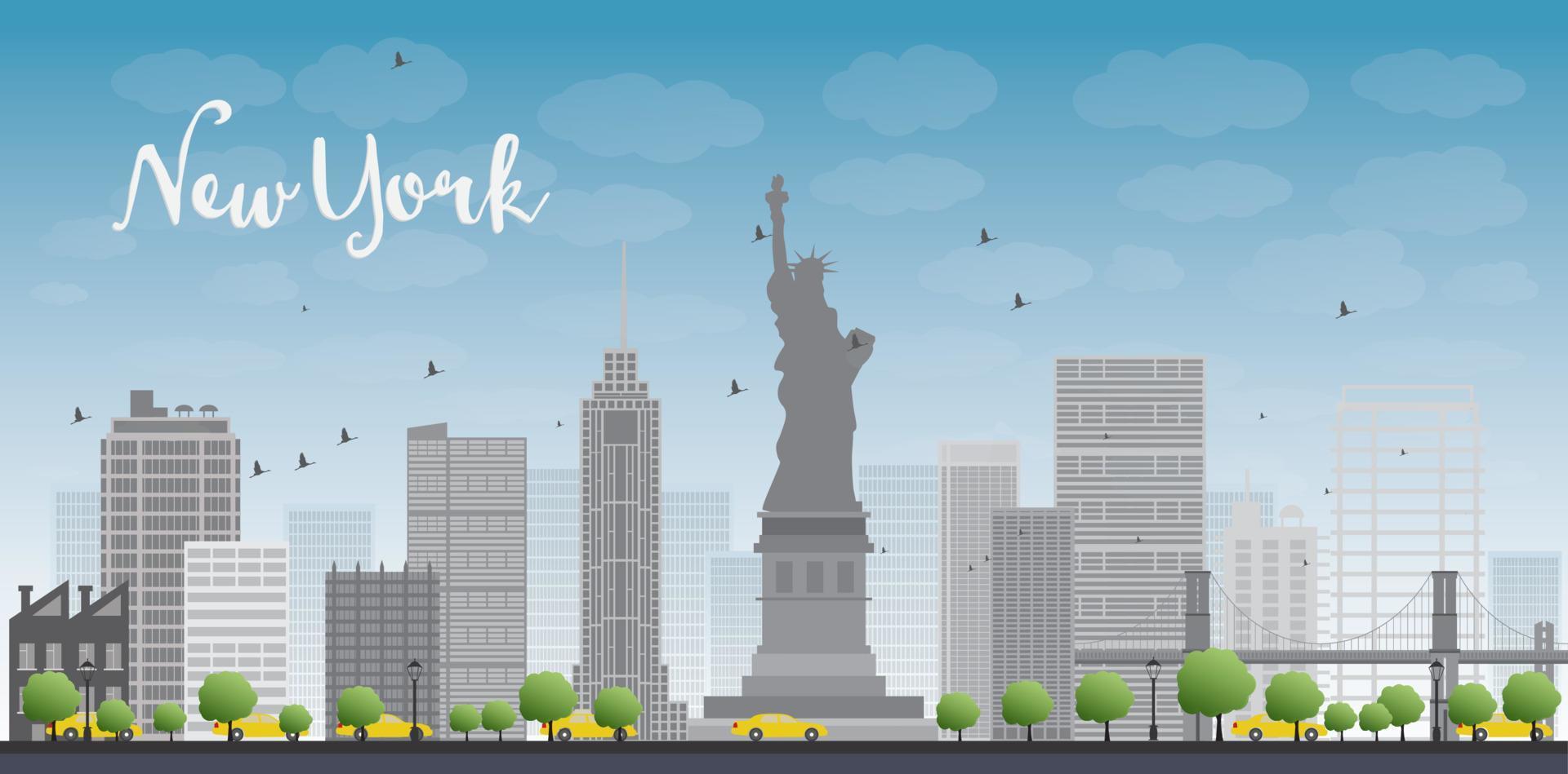 nueva York. vector