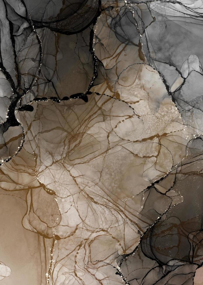 abstract painting background alcohol ink liquid forming marble photo
