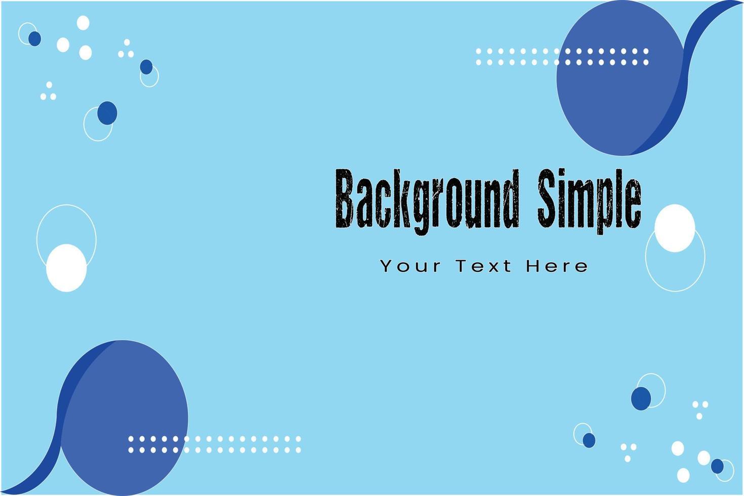 Background simple with blue colour vector