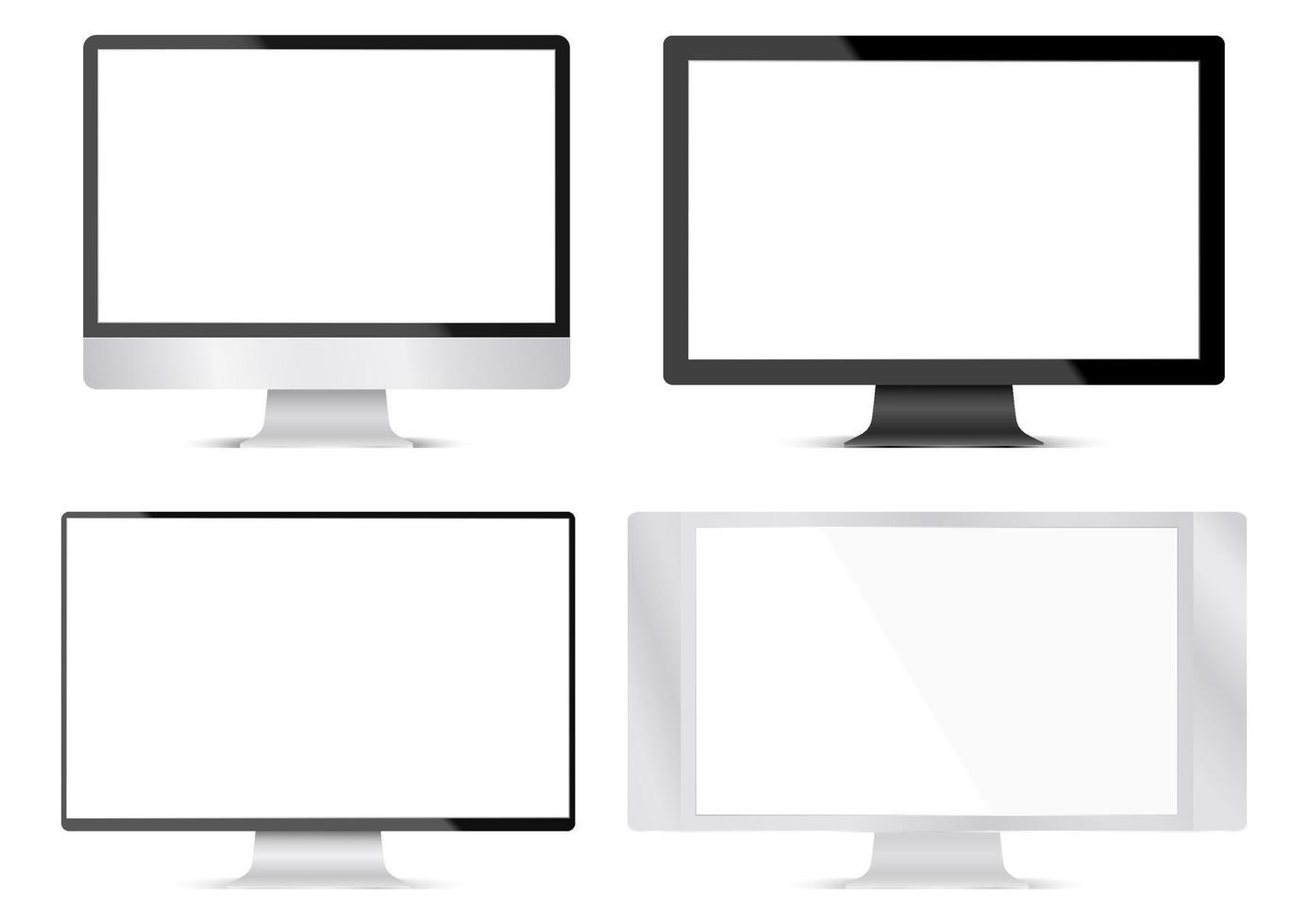 monitor de pantalla de computadora vector