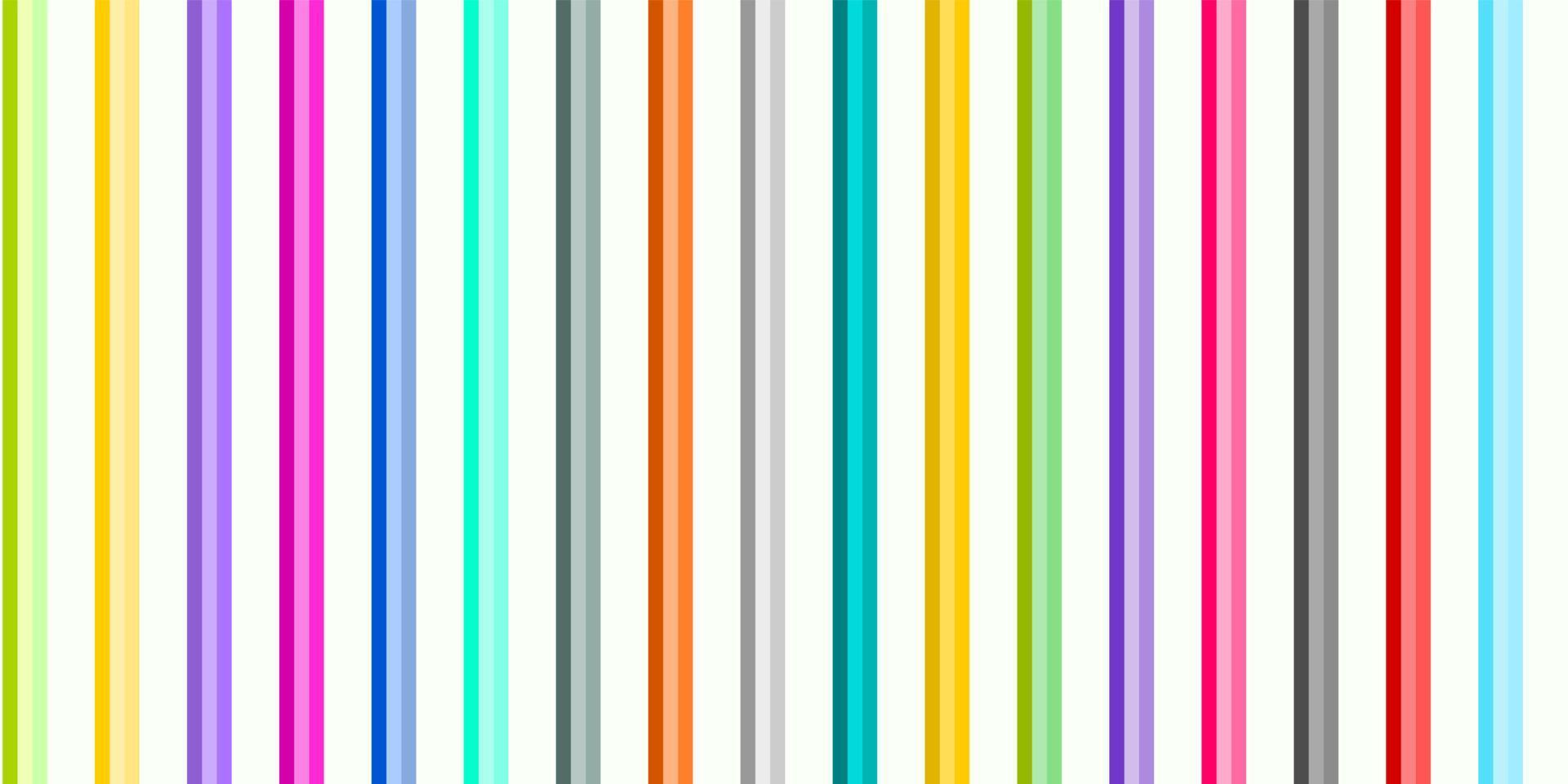 Vertical parallel stripe pattern with colorful color. Vector seamless background.