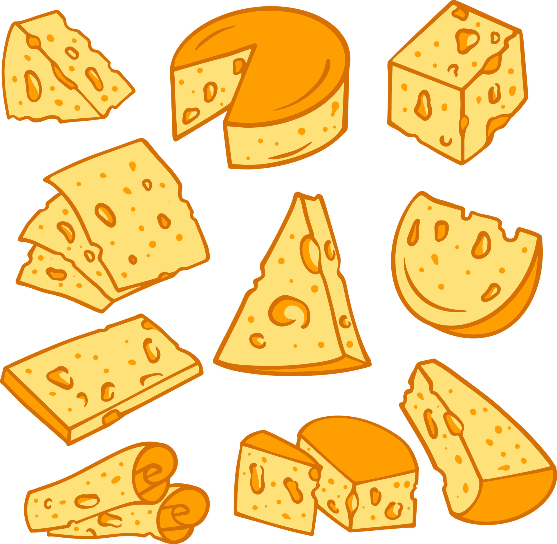Cheese Doodle Element Illustration 6990876 Vector Art at Vecteezy