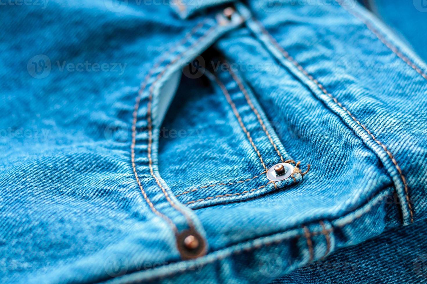 blue jeans pocket photo