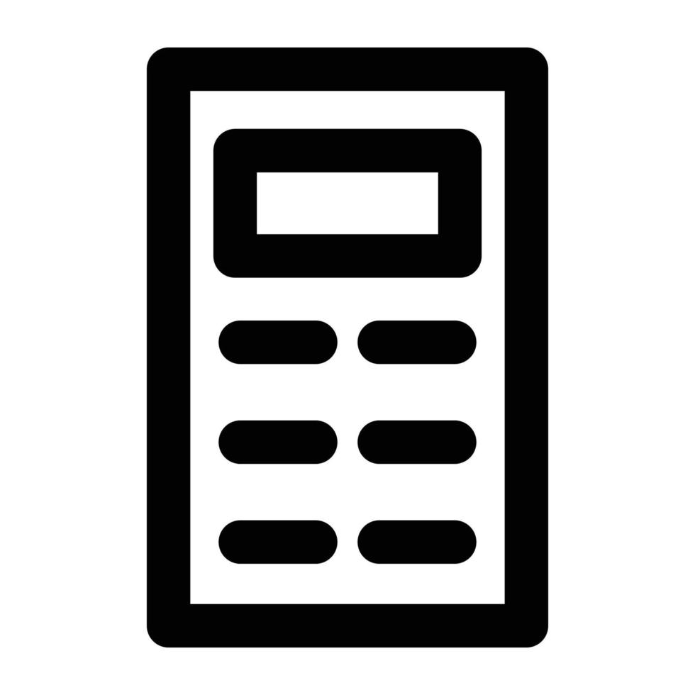 Mobile Phone Vector icon which is suitable for commercial work and easily modify or edit it