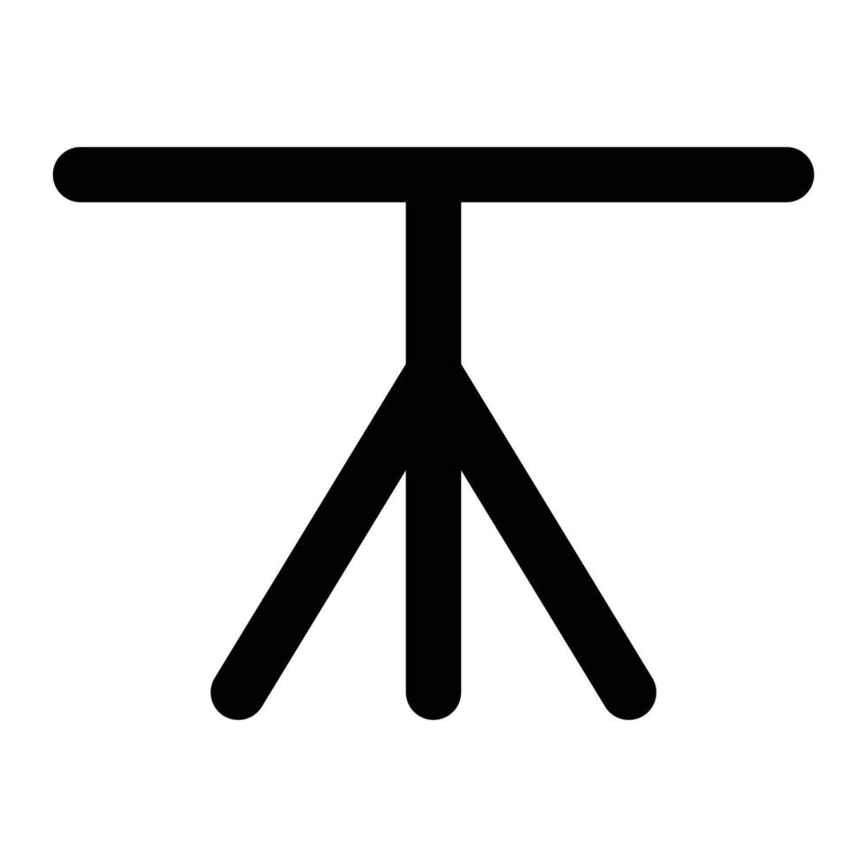 icono de vector de mesa de comedor que es adecuado para el trabajo comercial y modificarlo o editarlo fácilmente