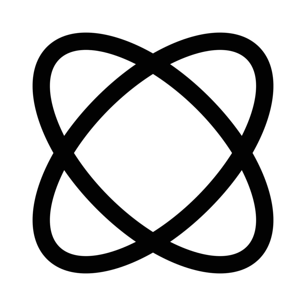 Atom Vector icon which is suitable for commercial work and easily modify or edit it