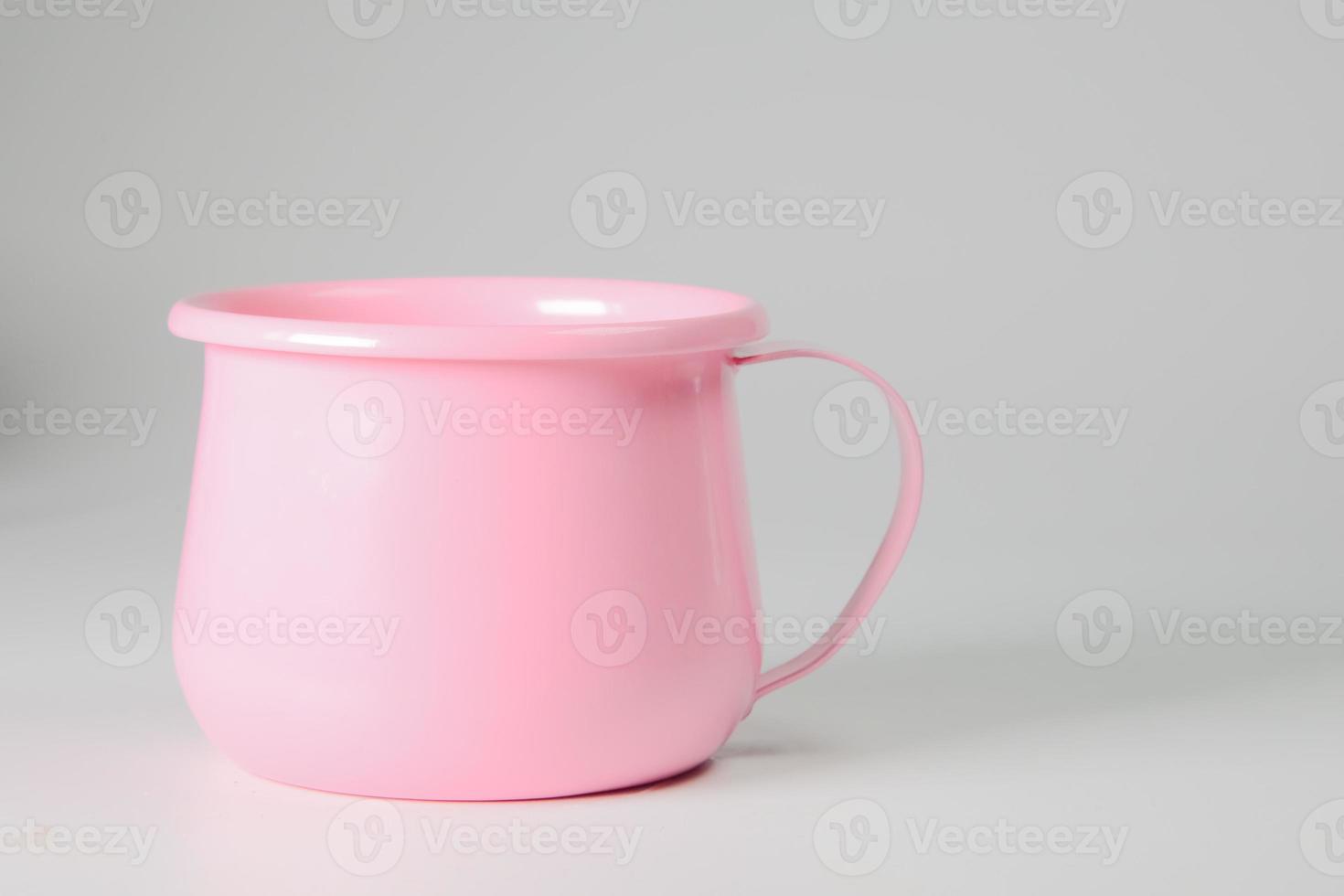 zinc mug on a white background Blank mockup photo