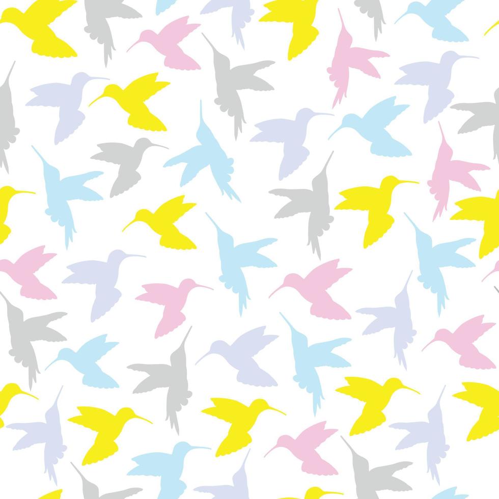 Bird seamless pattern. vector