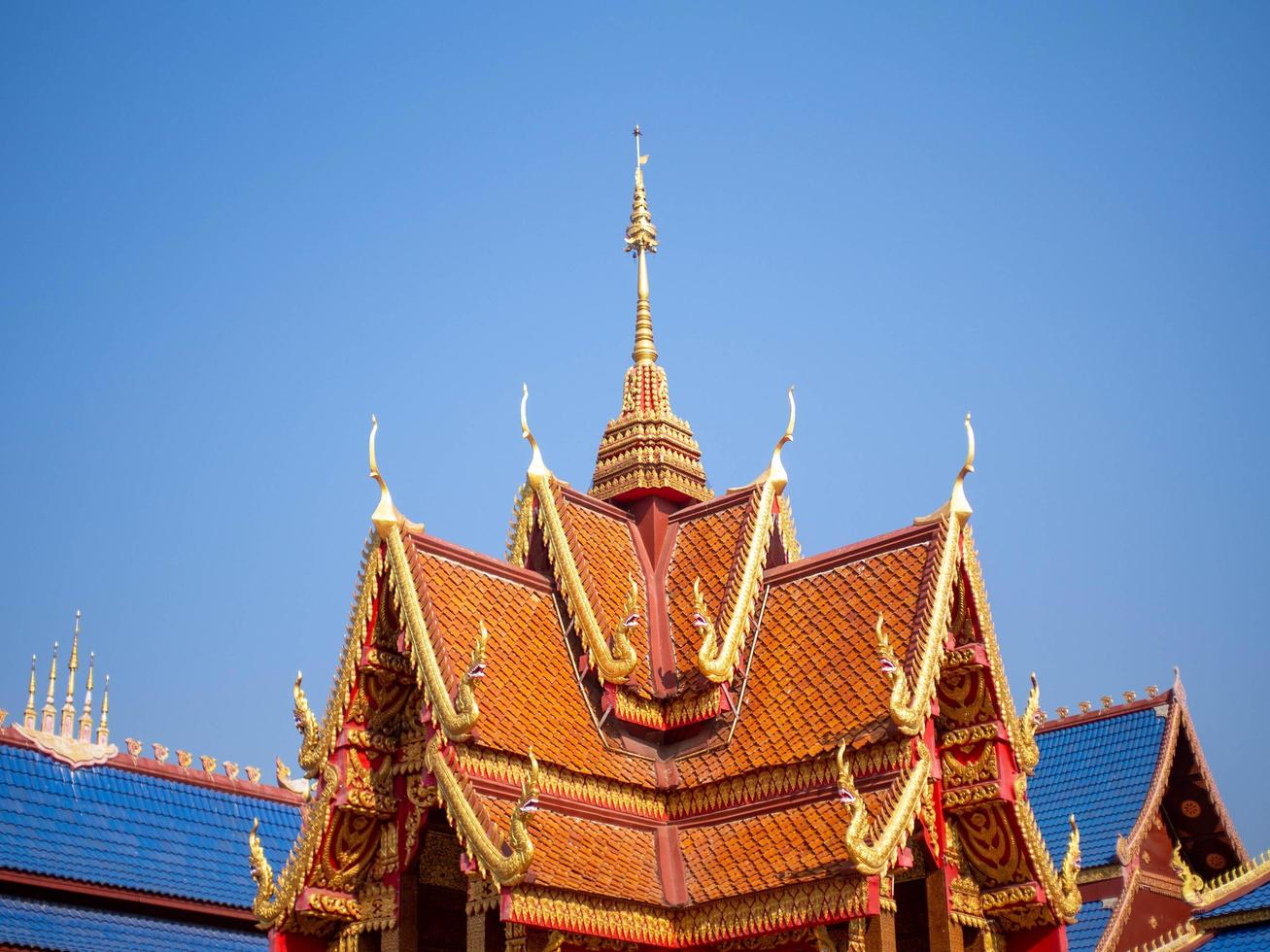 Thungsaliam, Sukhothai, Thailand, 2021 - Temple name is Wat Pi Pat Mongkol photo