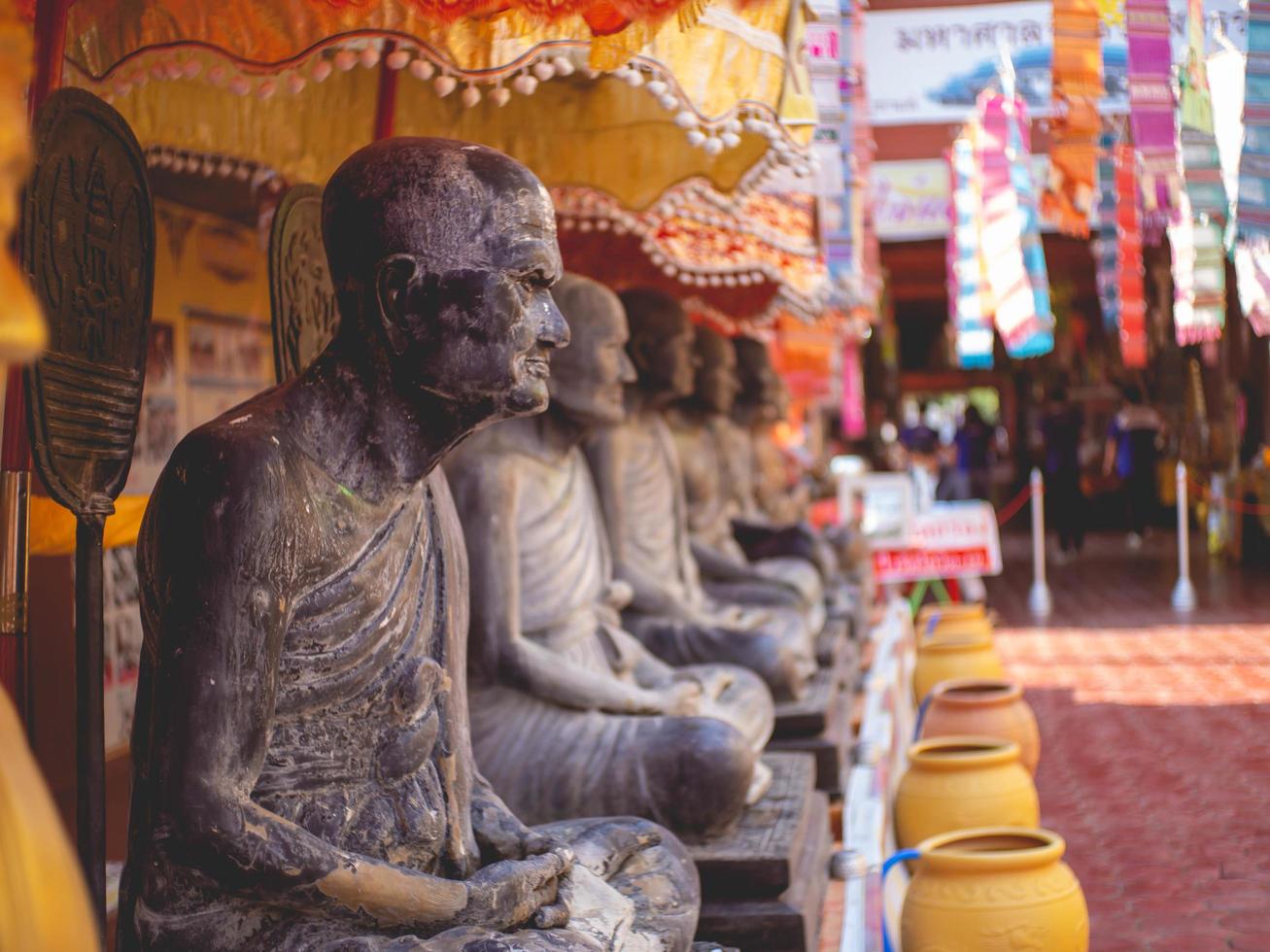 Thungsaliam, Sukhothai, Thailand, 2021 - Temple name is Pi pat mongkol photo