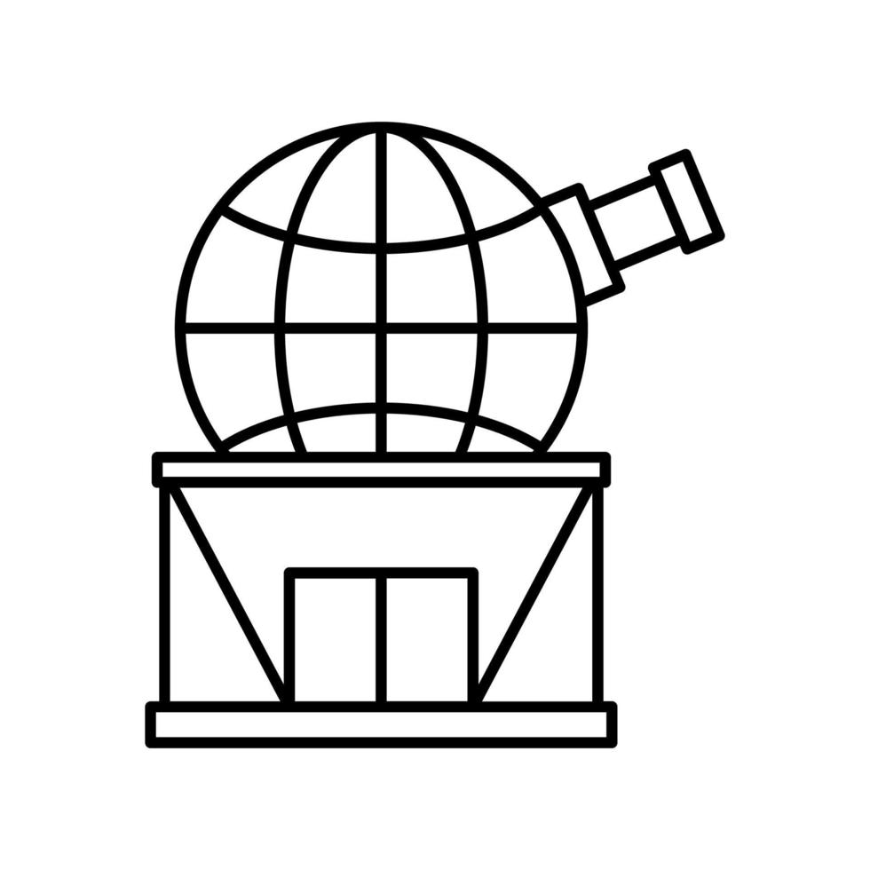 star observatory vector icon