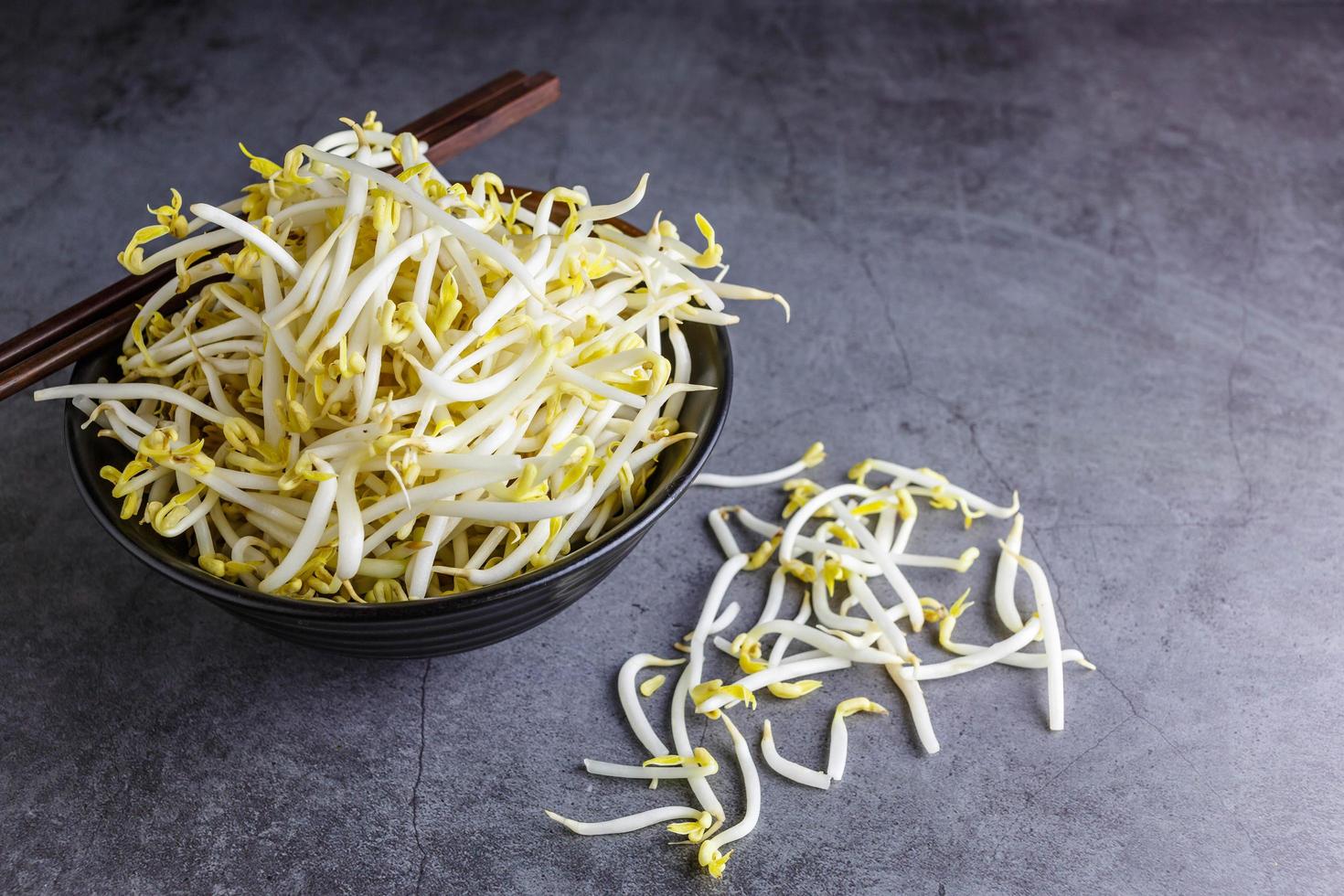 bean sprouts in a bowl photo