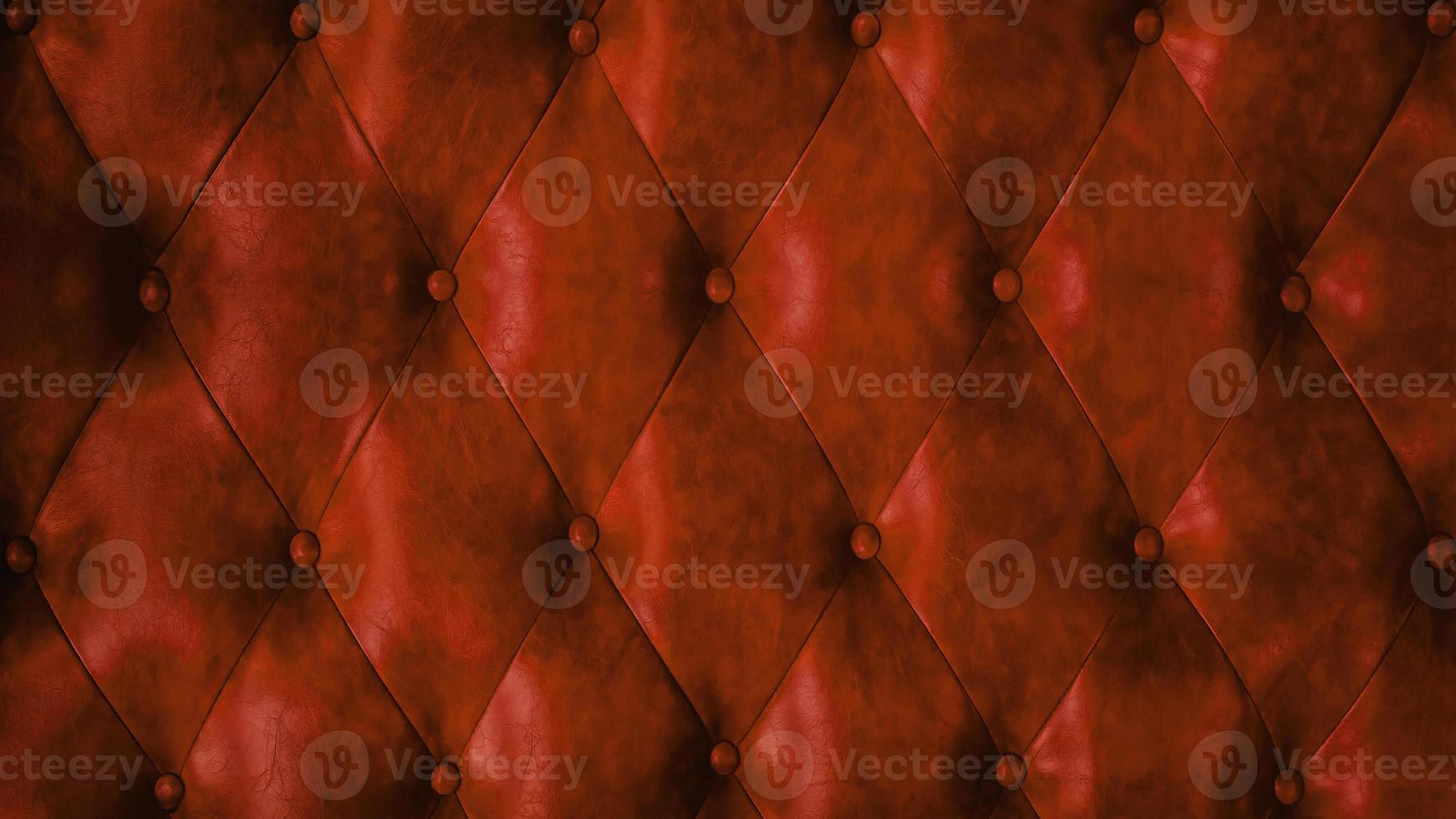 Old brown sofa leather texture details background. photo