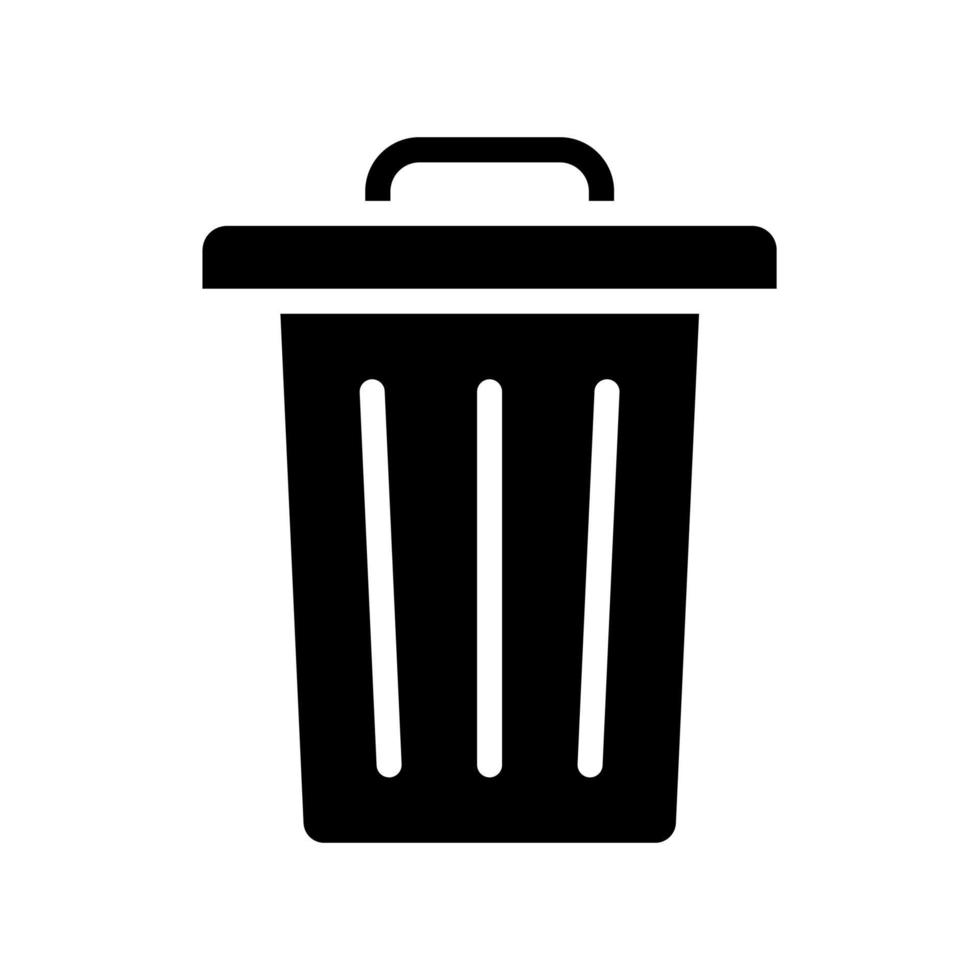 trash can vector icon