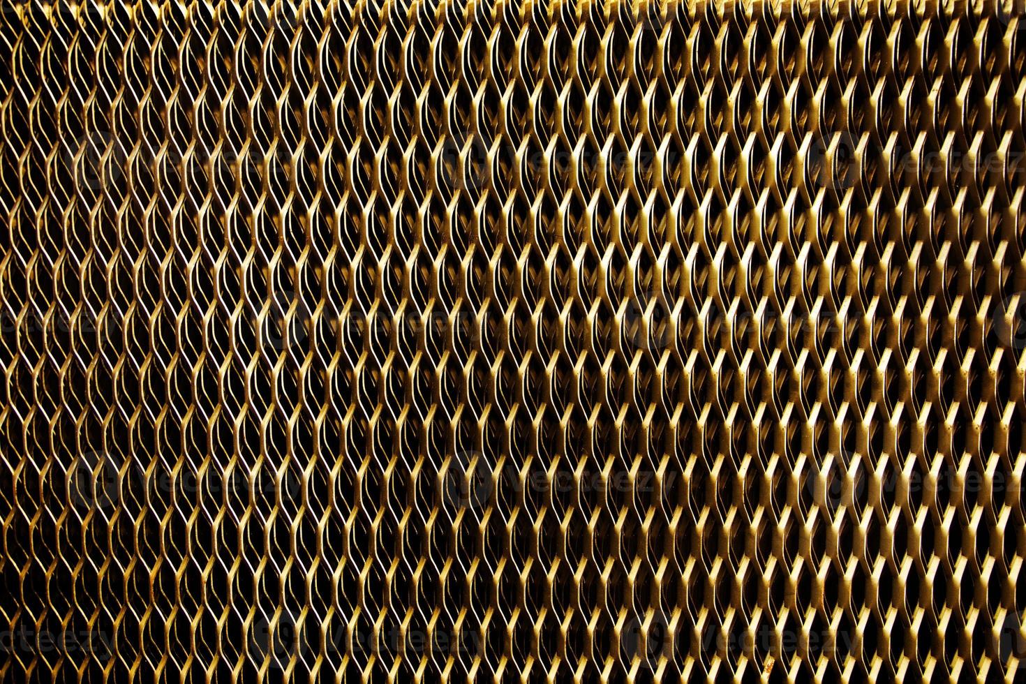 patrón dorado neto abstracto para el fondo foto