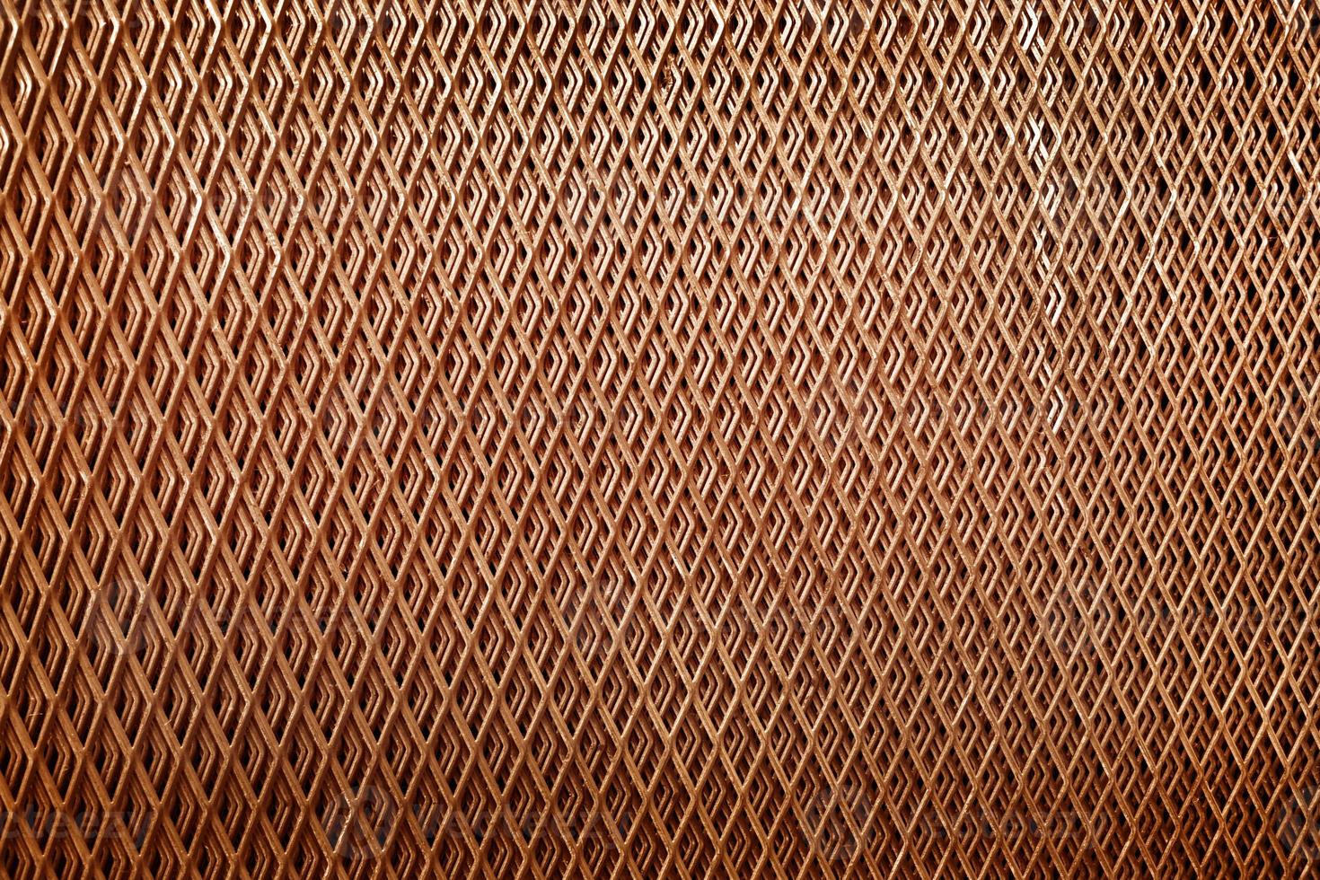 patrón de lujo de decoración de red de cobre foto