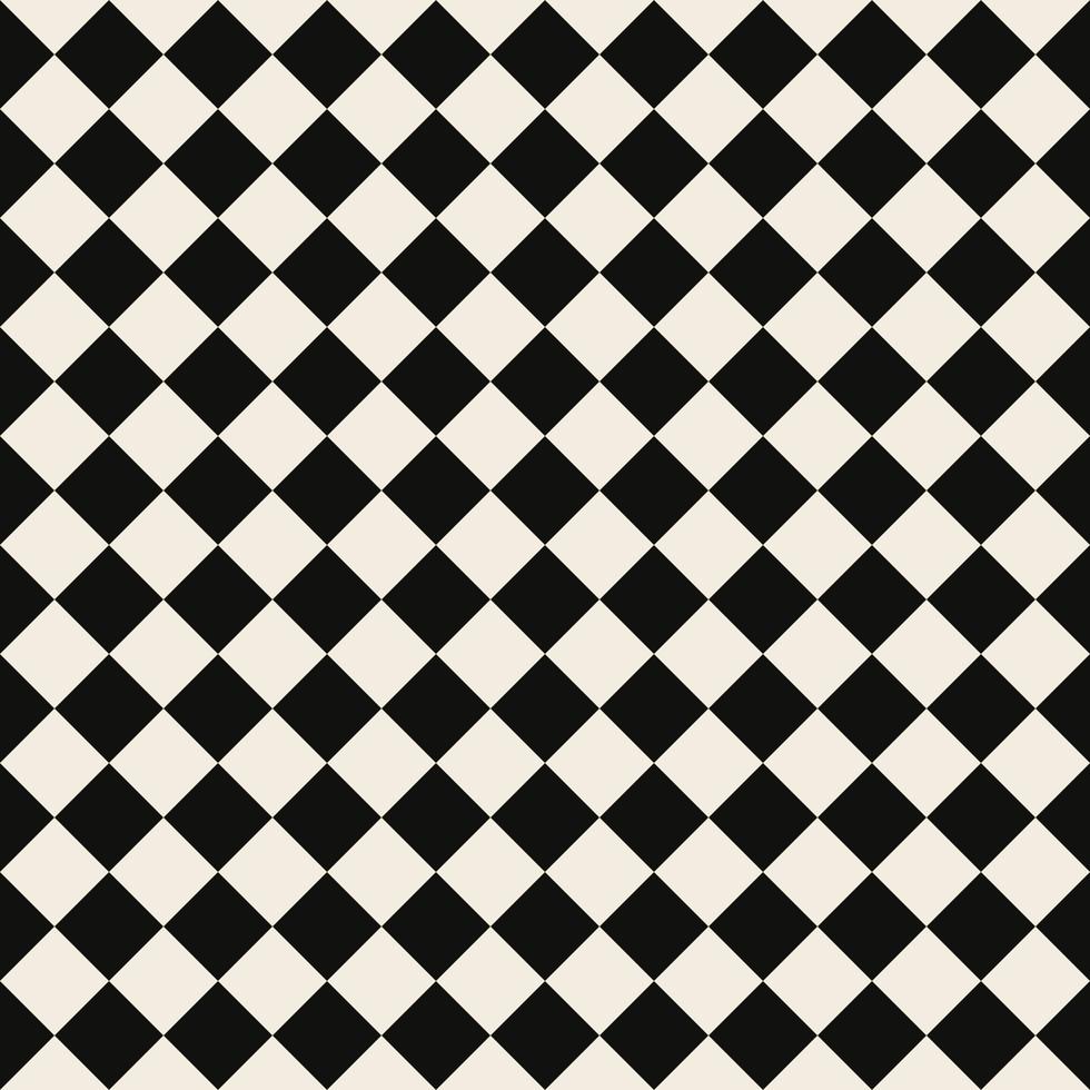 Vector Background with Black and White Checkered Pattern