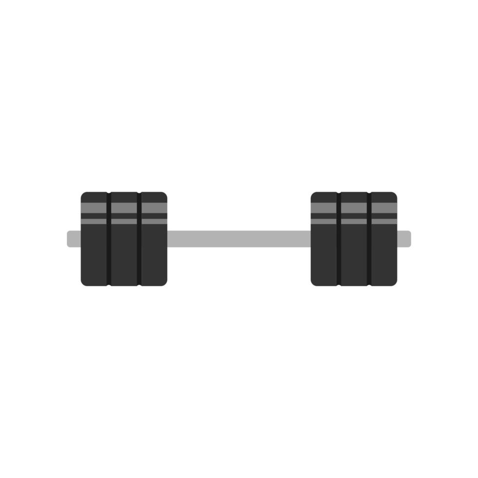 fitness barbell vector icon
