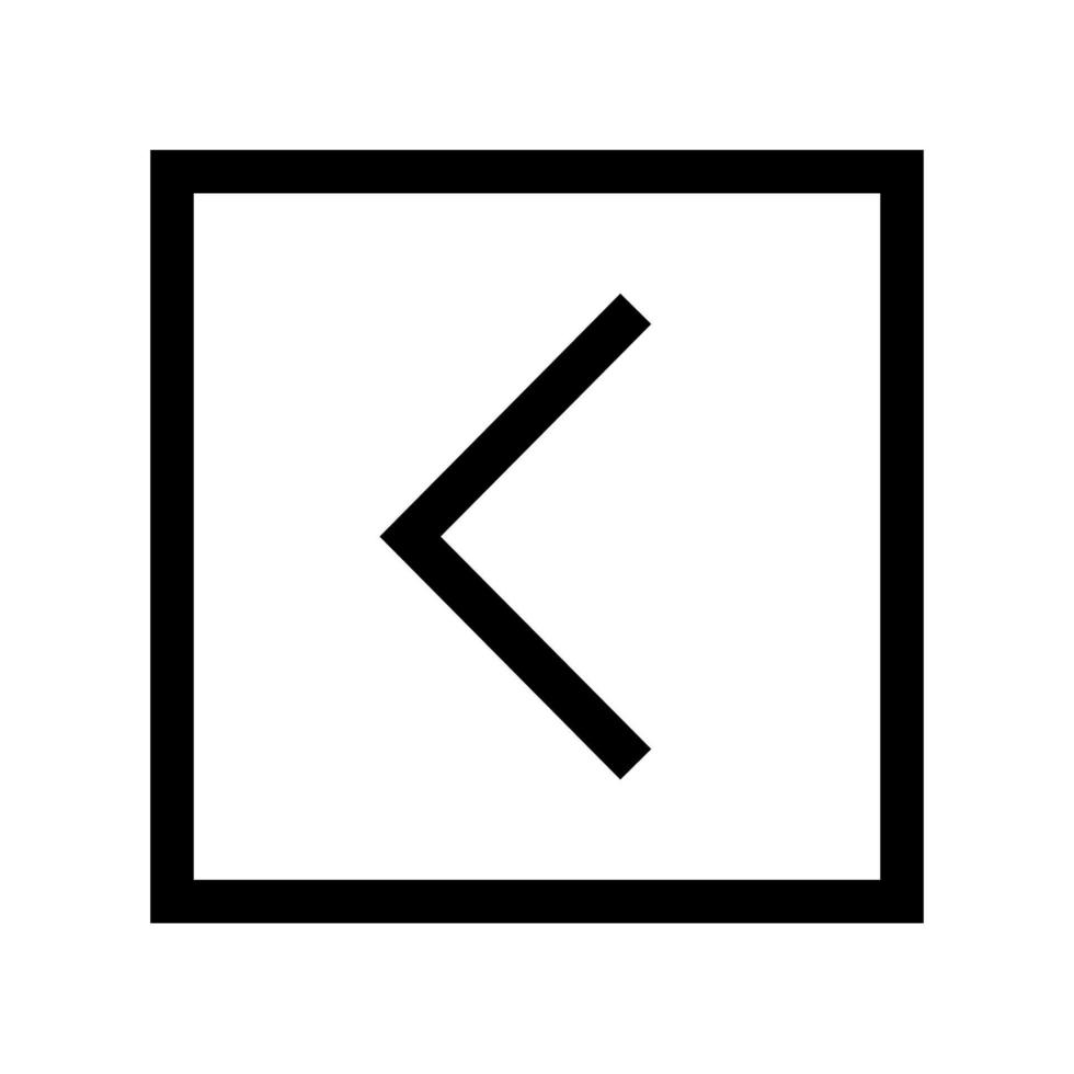 chevron left vector icon