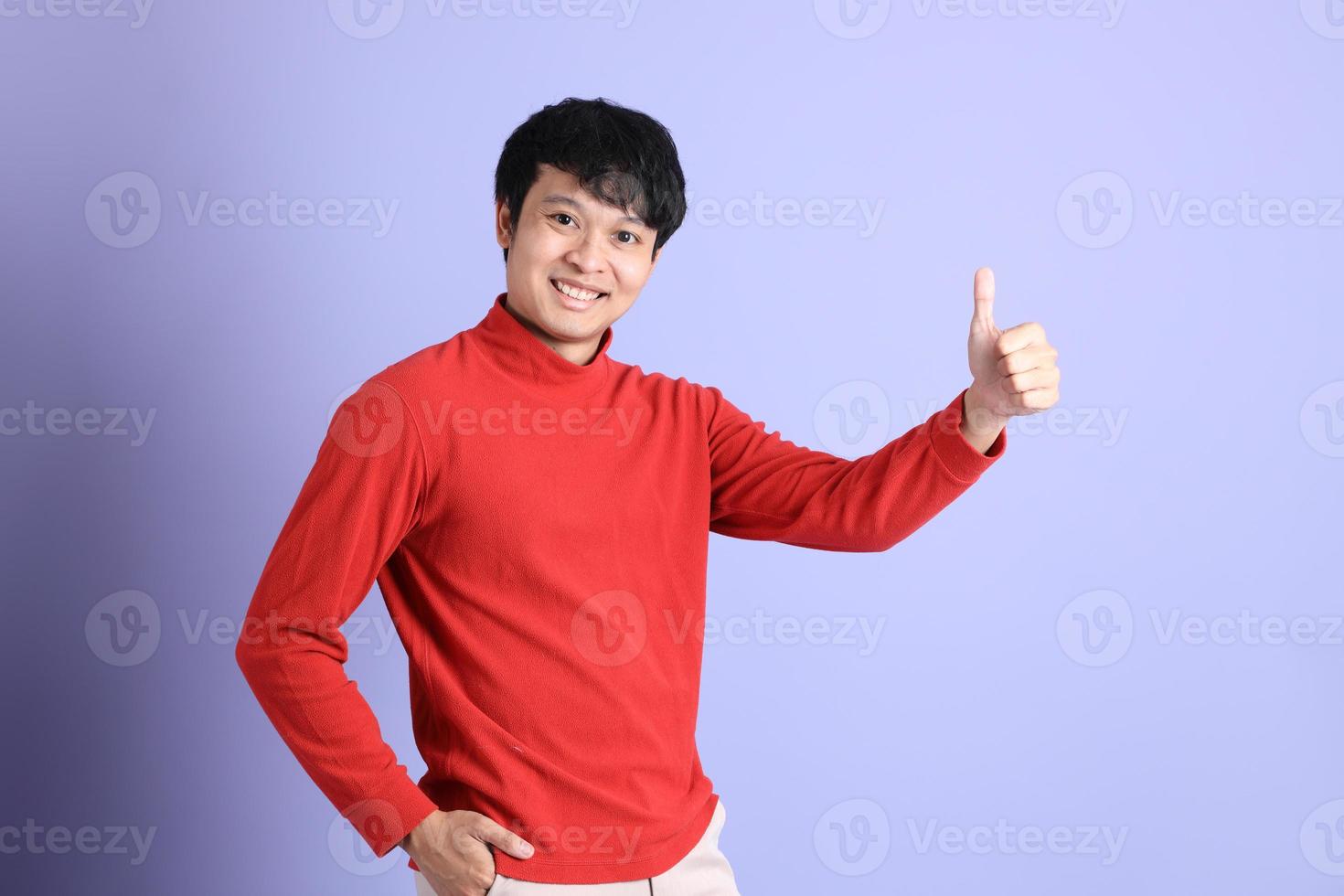 Relaxed Asian Man photo