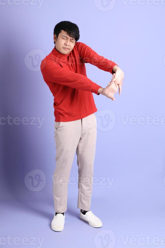 Relaxed Asian Man photo