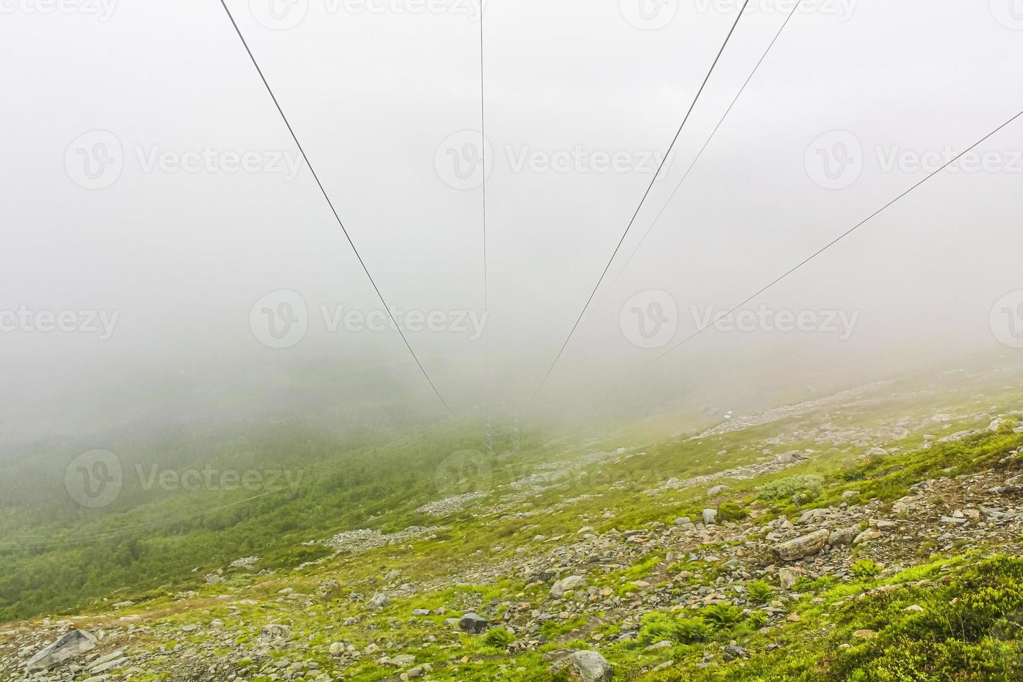 View from Veslehodn Veslehorn to the Norwegian landscape of Norway. photo