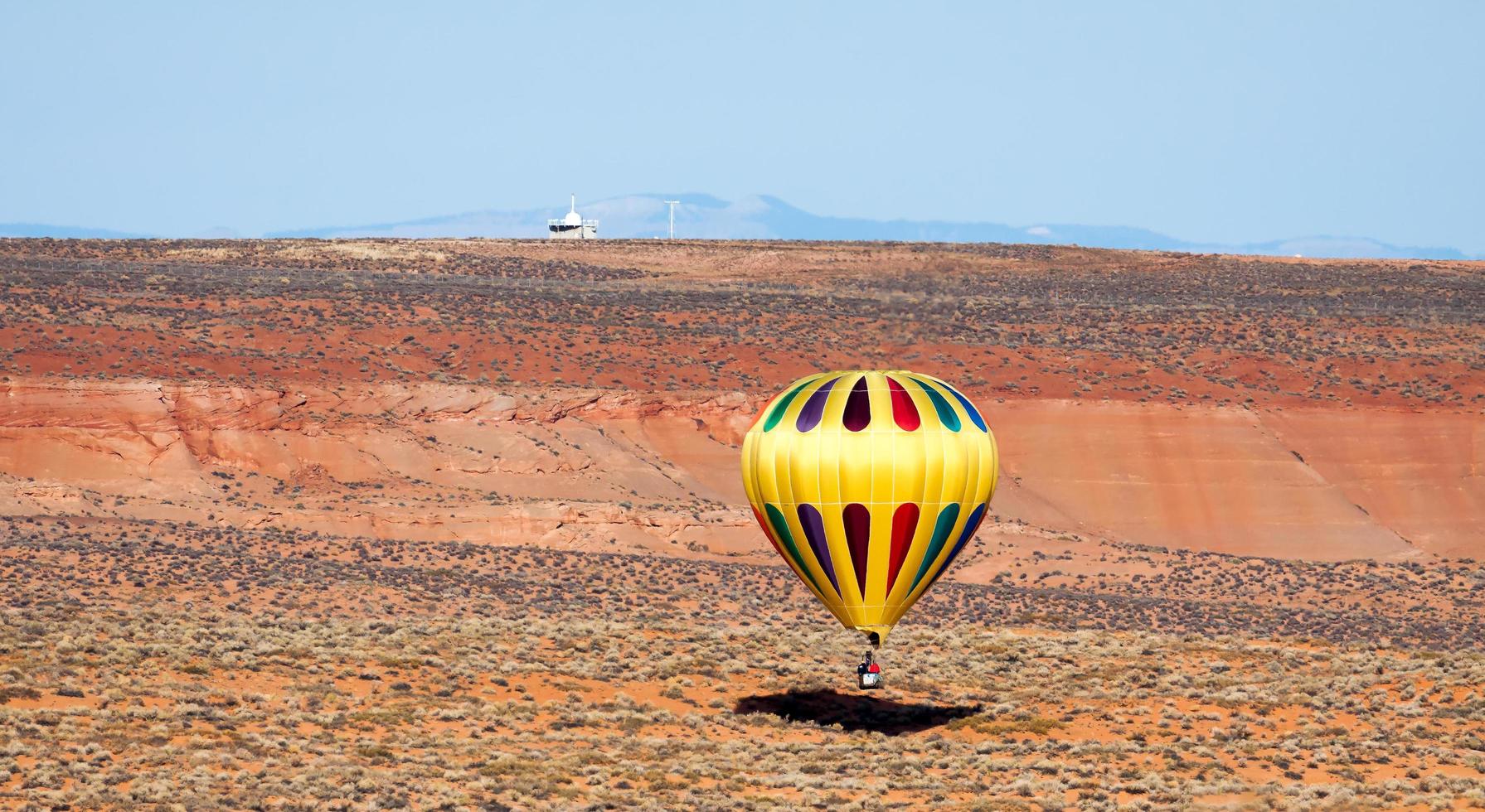 página, arizona, estados unidos, 2009. paseos en globo aerostático foto