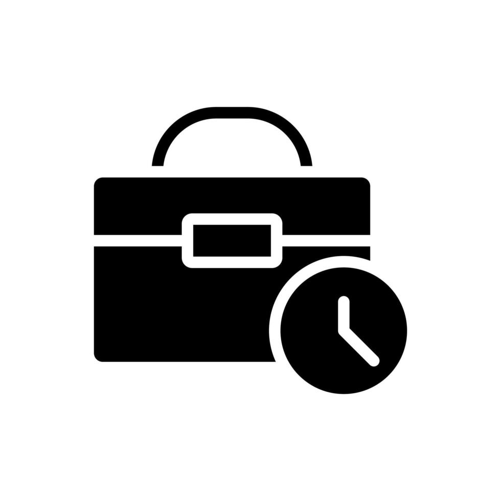 work time vector icon