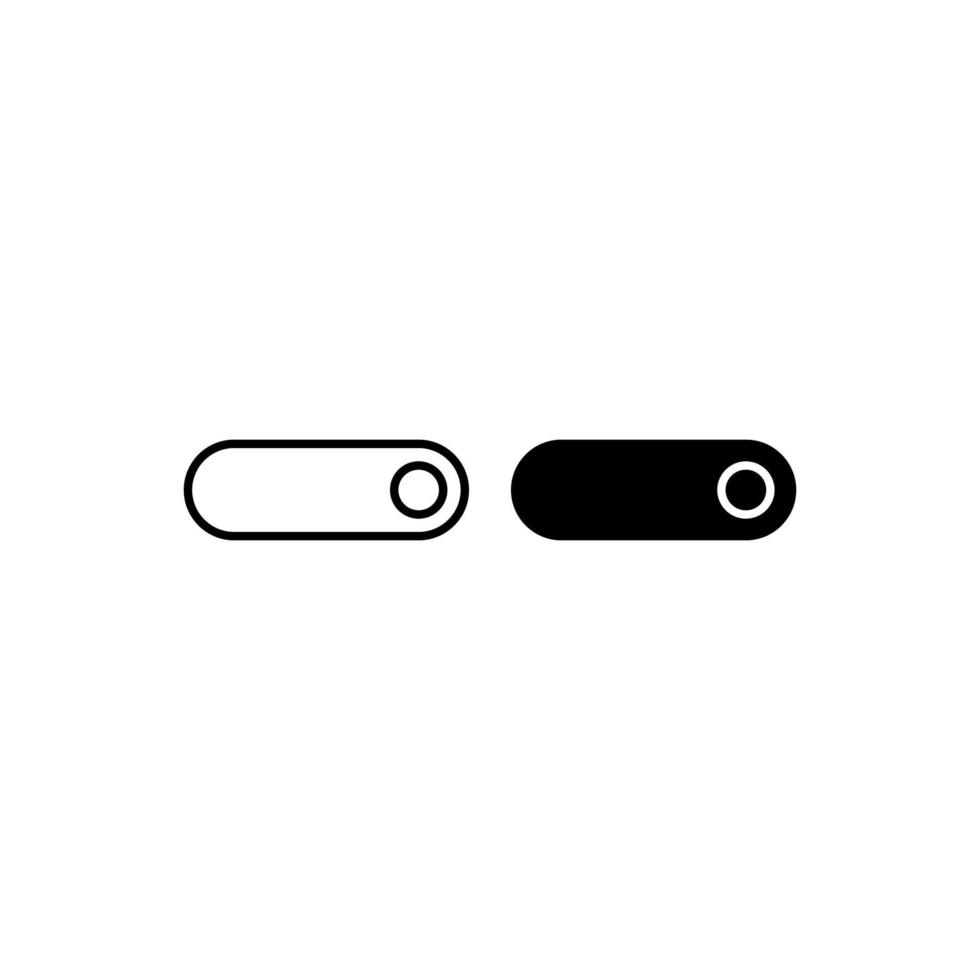 toggle switch vector icon