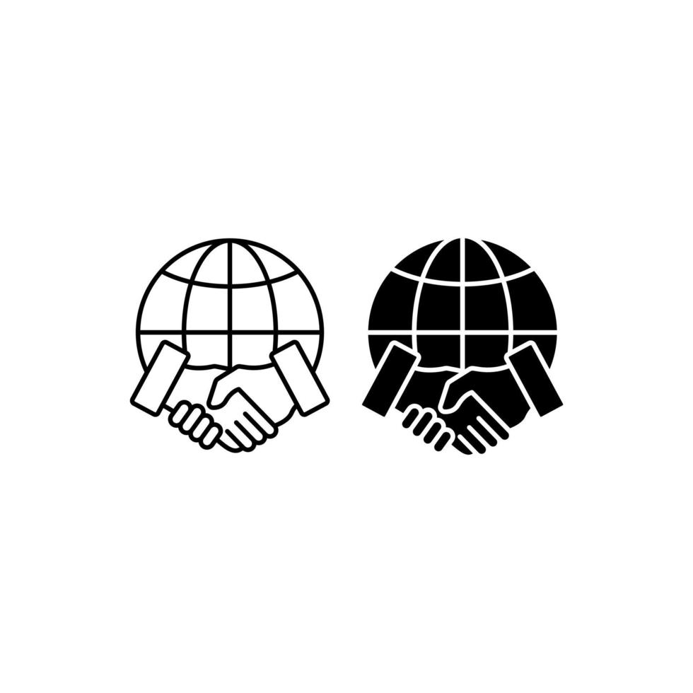 global partnerships vector icon