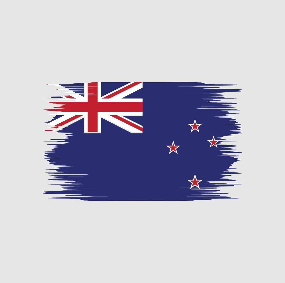 New Zealand Flag Brush vector