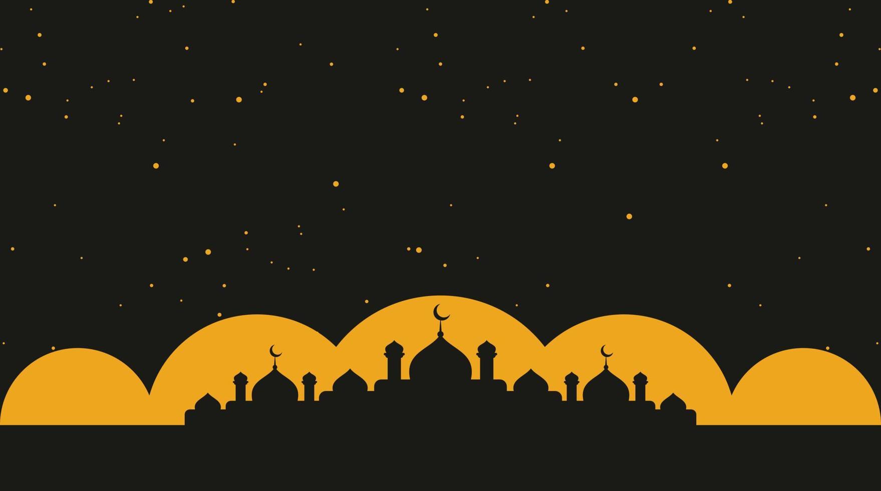 fondo islámico. fondo de eid mubarak. fondo de ramadán kareem. vector