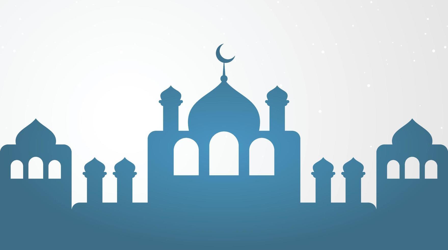 fondo islámico. fondo de eid mubarak. fondo de ramadán kareem. vector