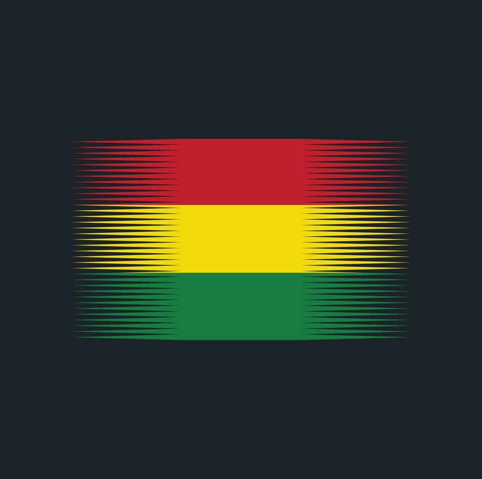 Bolivia Flag Brush. National Flag vector