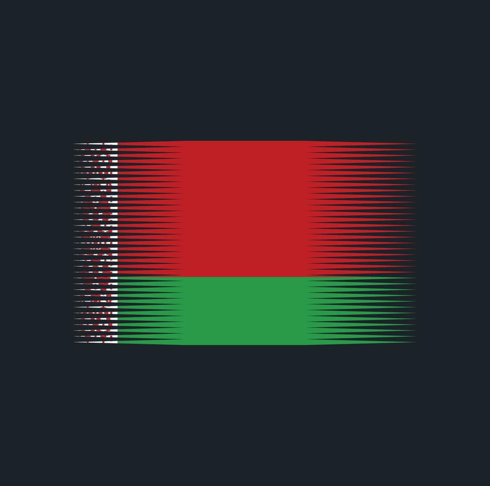 Belarus Flag Brush. National Flag vector