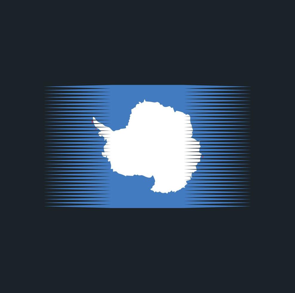 Antarctica Flag Brush. National Flag vector