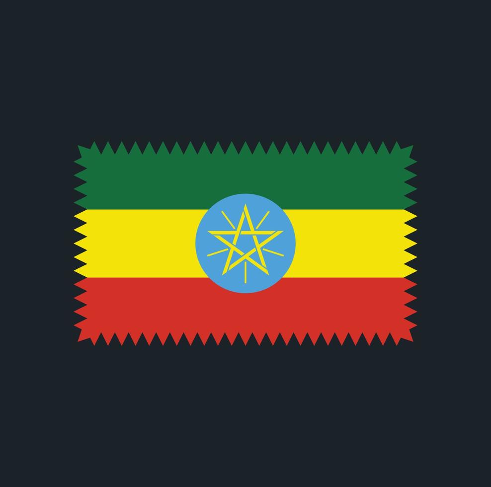 Ethiopia Flag Vector Design. National Flag