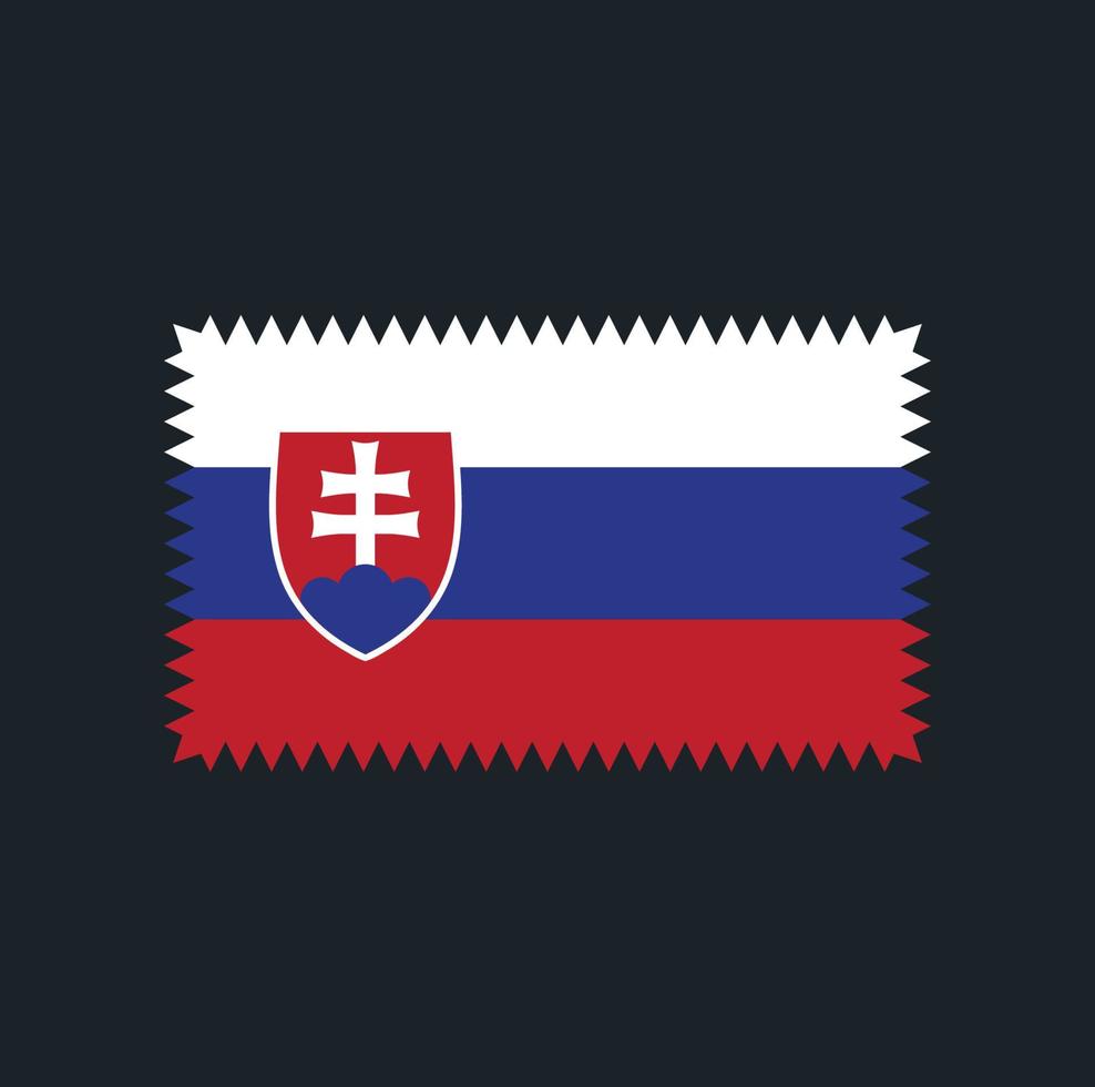 Slovakia Flag Vector Design. National Flag