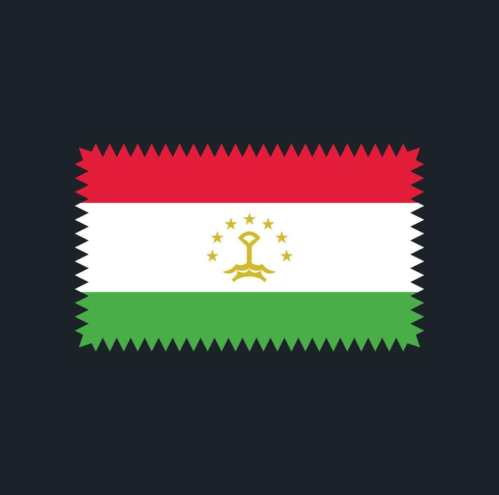 Tajikistan Flag Vector Design. National Flag