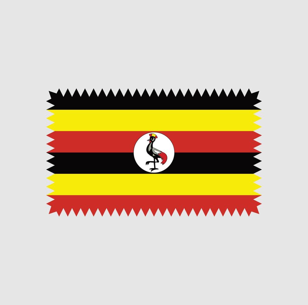 Uganda Flag Vector Design. National Flag