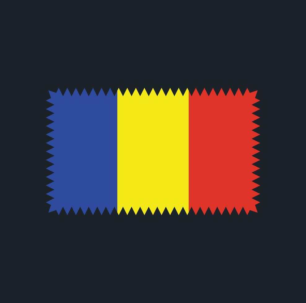 Romania Flag Vector Design. National Flag