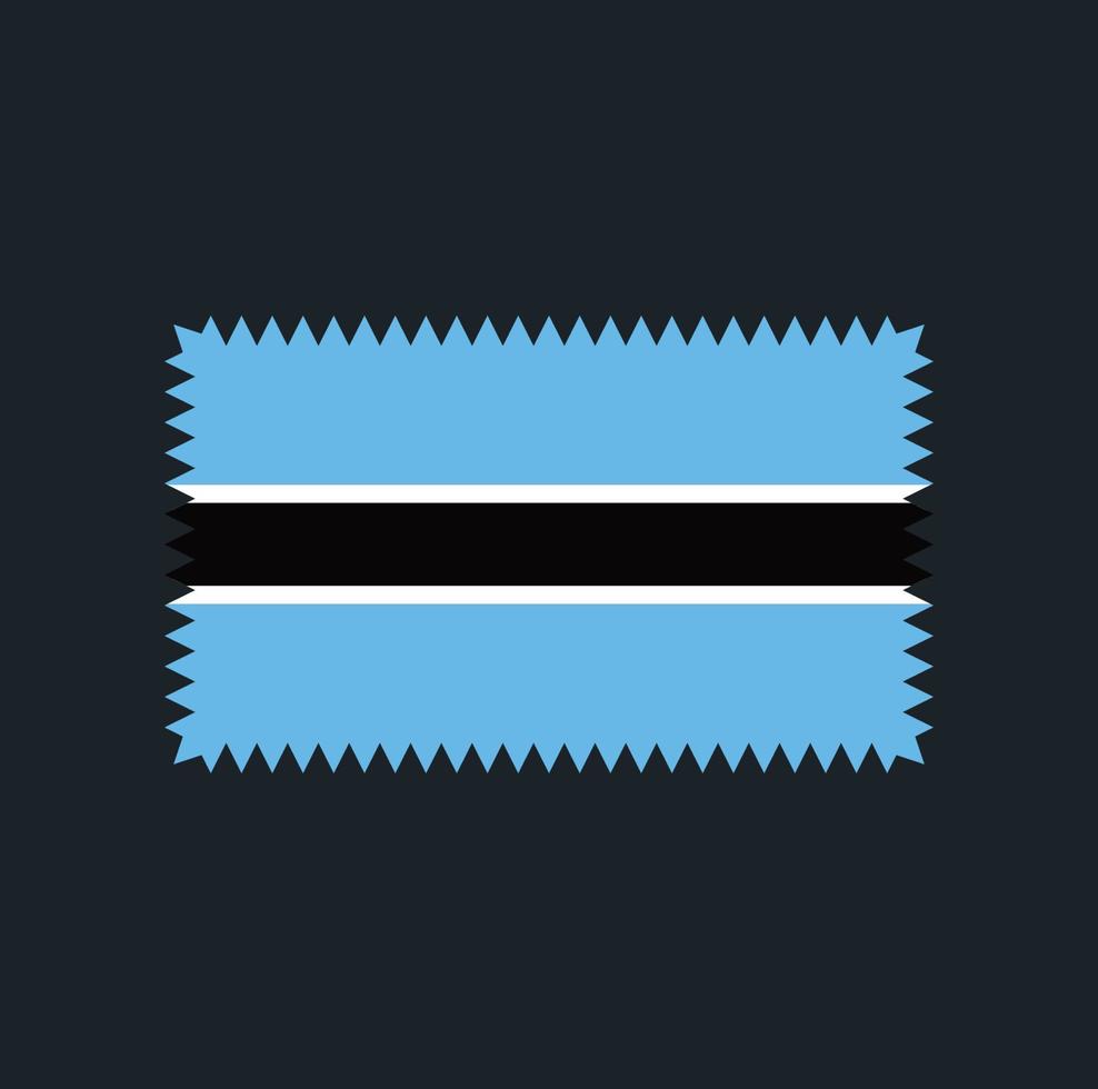 Botswana Flag Vector Design. National Flag