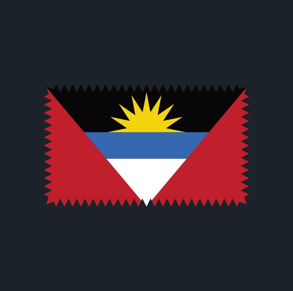 Antigua and Barbuda Flag Vector Design. National Flag