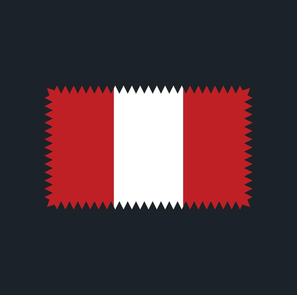 Peru Flag Vector Design. National Flag