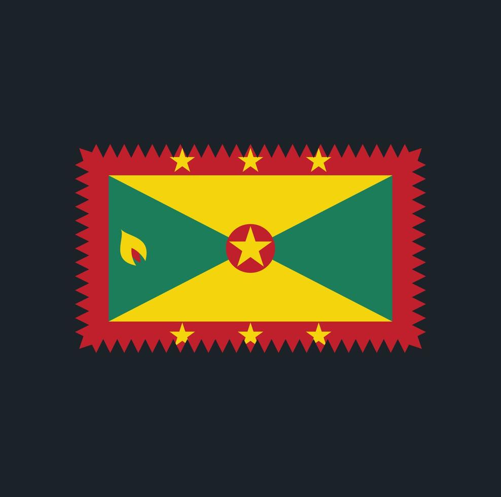 Grenada Flag Vector Design. National Flag