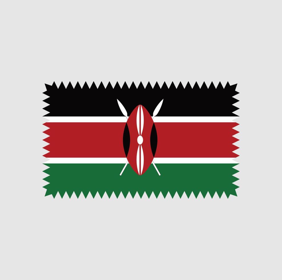 Kenya Flag Vector Design. National Flag