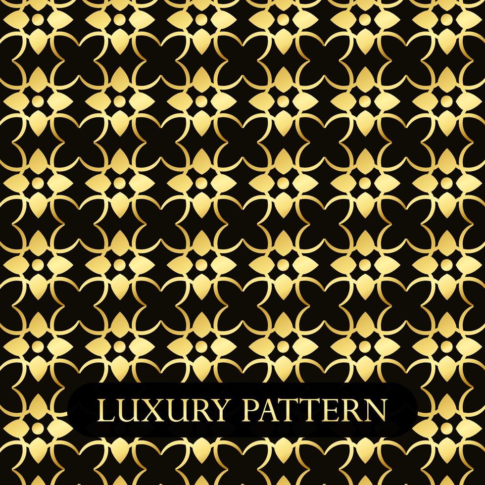 Luxury dark and gold vector Seamless surface pattern design