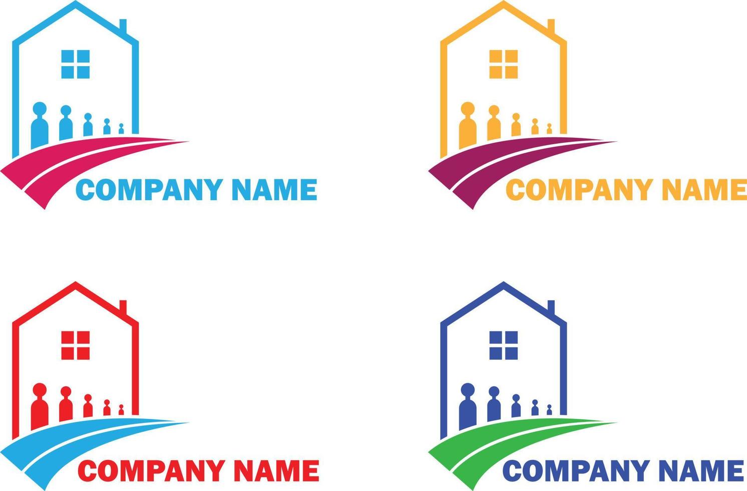 diseño de logotipo de construcción y bienes raíces vector