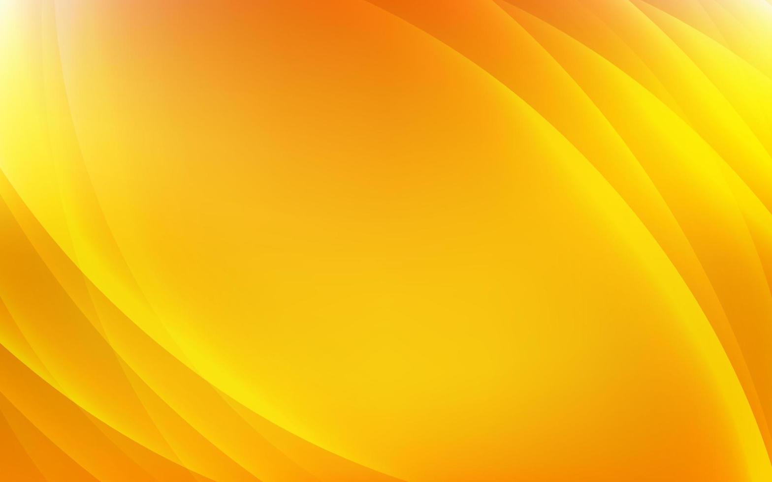 Smooth orange abstract background with shine wave. Abstract gradient