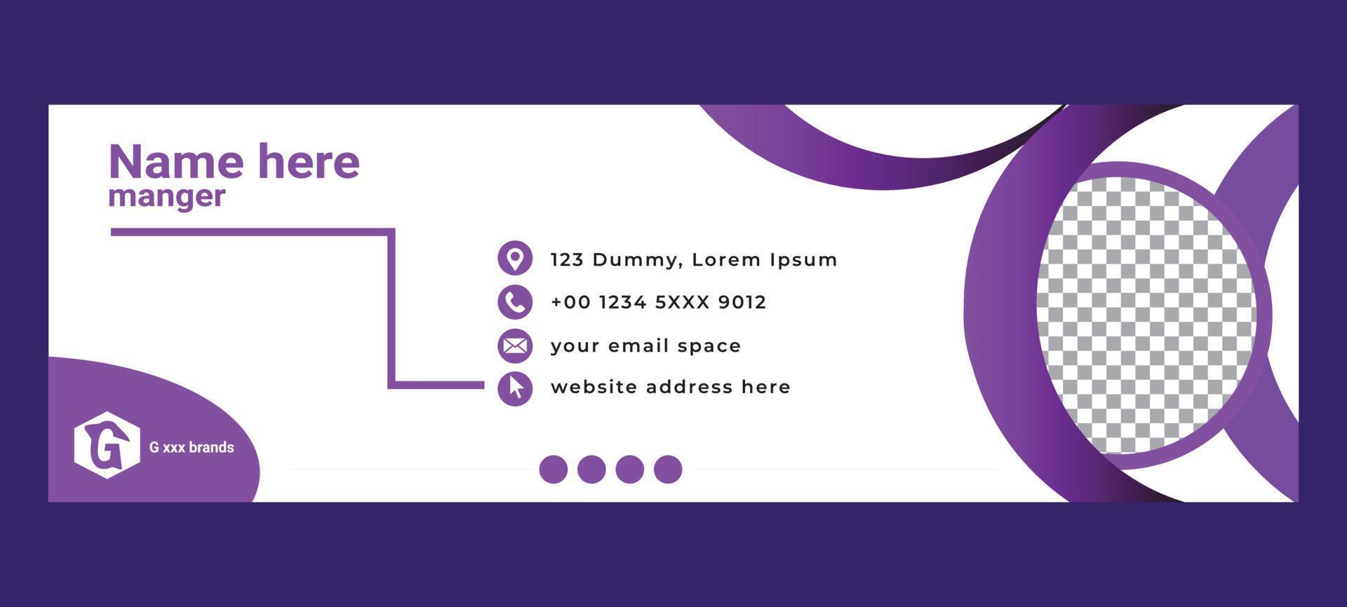 Email templated design, Flat design vector illustration. Stationery design